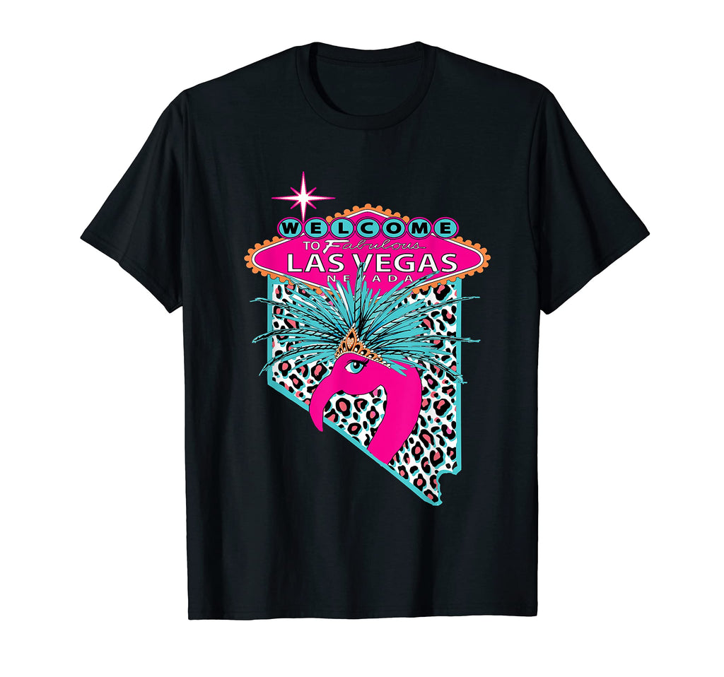 Las Vegas Nevada Flamingo Showgirl T-Shirt - Unique Graphic for Adults - T-Shirt, Sweatshirt, Hoodie