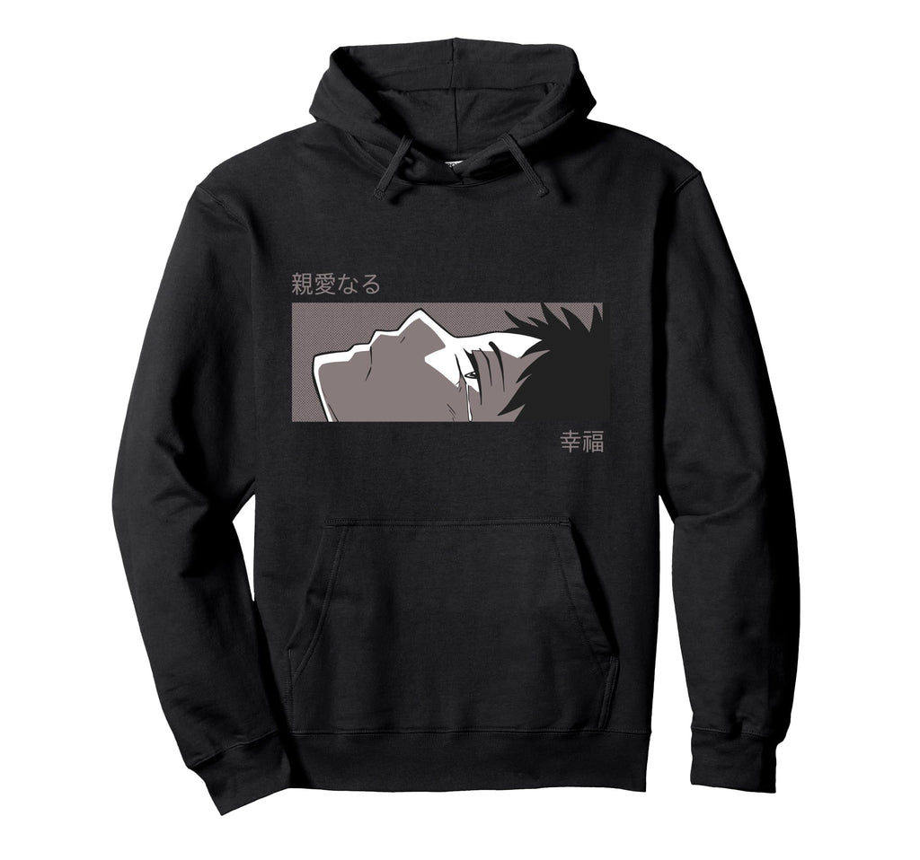 Anime Sad Eyes Japan Culture Art Hoodie - Casual Everyday Wear for Adults - T-Shirt, Sweatshirt, Hoodie