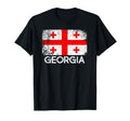Georgian Flag Made Georgia Gift T-Shirt - Custom Art Print for Adults - T-Shirt, Sweatshirt, Hoodie