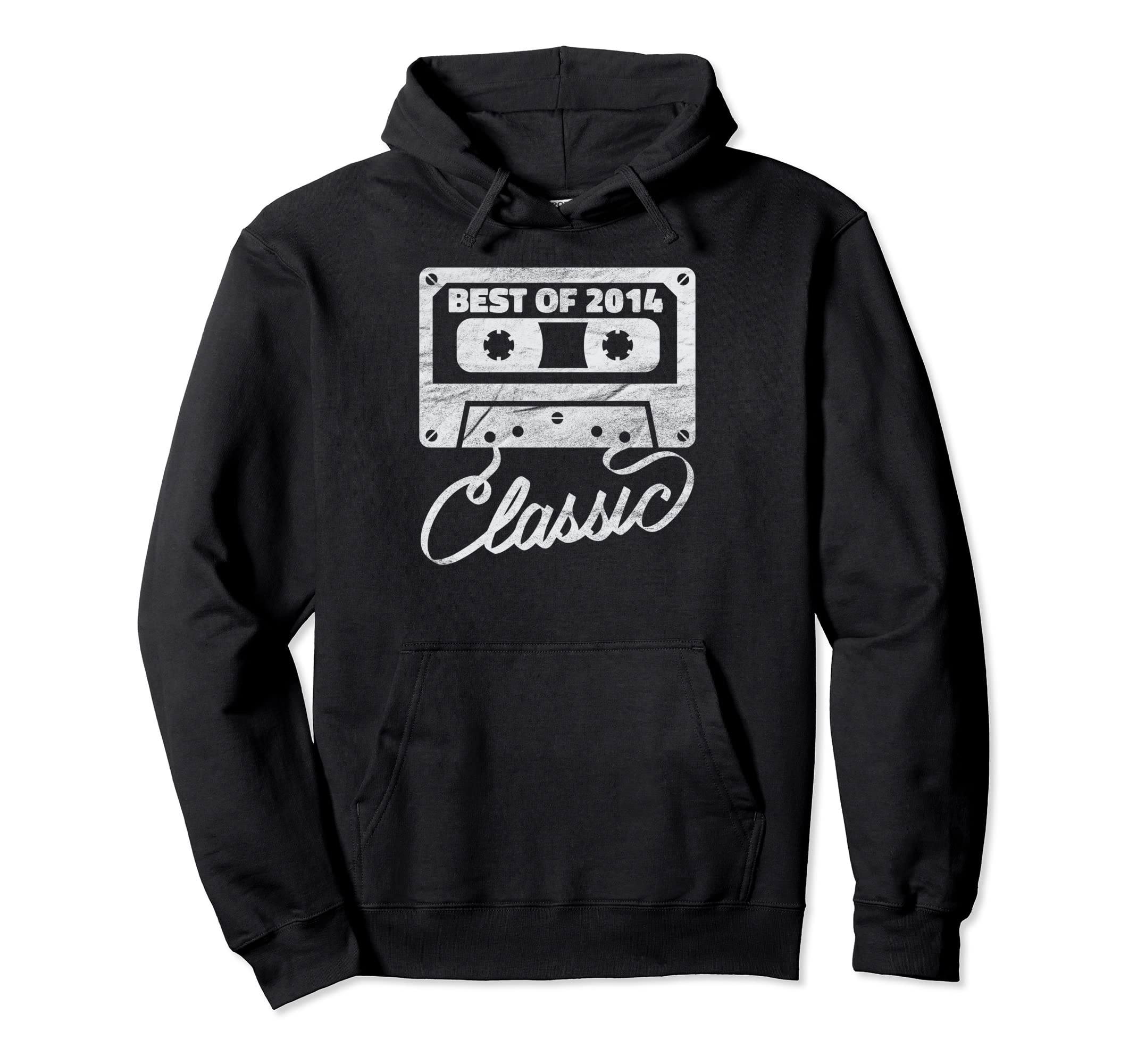 2014 Cassette Tape 9Th Birthday Hoodie - Fun Novelty Design Unisex - T-Shirt, Sweatshirt, Hoodie