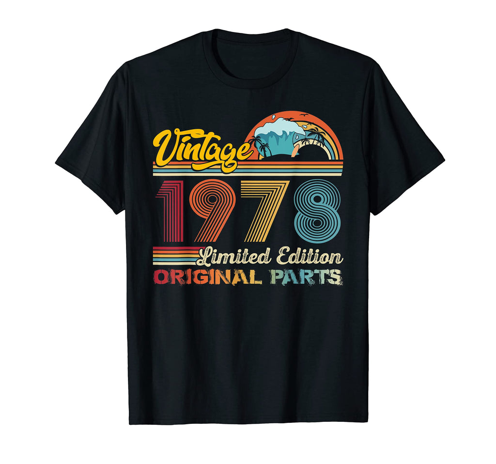 1978 Birthday Celebration Beach T-Shirt - Fun Novelty Design Men Women - T-Shirt, Sweatshirt, Hoodie