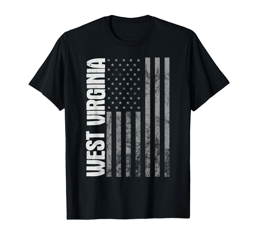 West Virginia Distressed Usa Flag T-Shirt - Streetwear Style Men Women - T-Shirt, Sweatshirt, Hoodie