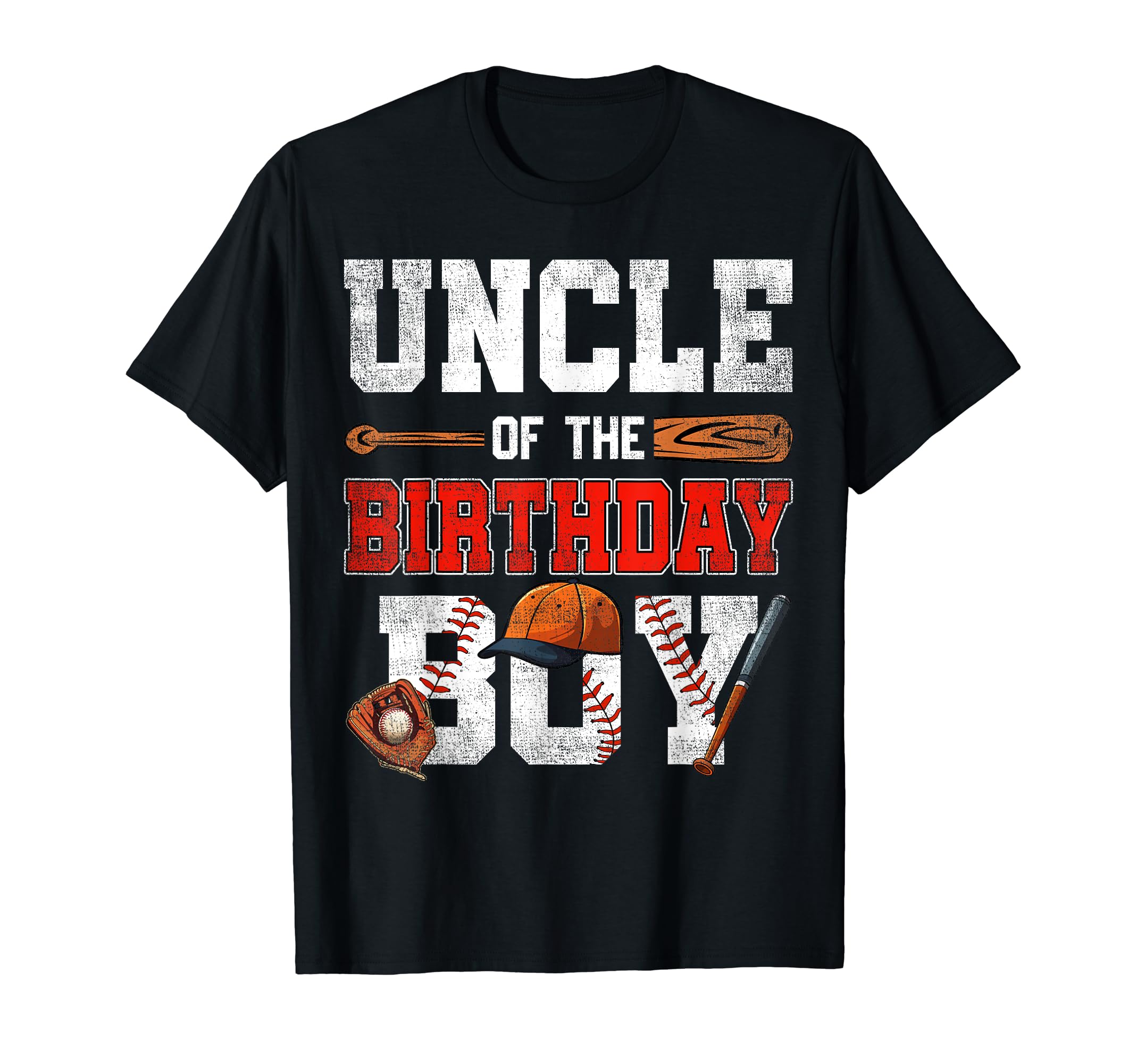 Uncle Birthday Baseball Bday Family T-Shirt - Unique Graphic Men Women - T-Shirt, Sweatshirt, Hoodie