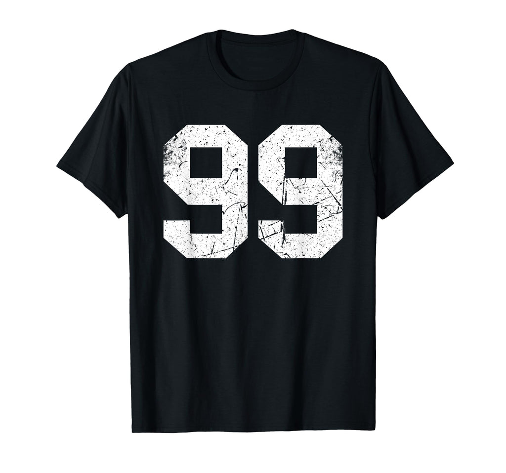 Number 99 Varsity Number T-Shirt - Graphic Print Men Women - T-Shirt, Sweatshirt, Hoodie