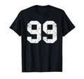 Number 99 Varsity Number T-Shirt - Graphic Print Men Women - T-Shirt, Sweatshirt, Hoodie