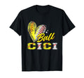 Funny Ball Cici Softball Baseball T-Shirt - Minimalist Print for Adults - T-Shirt, Sweatshirt, Hoodie