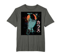 Japan Anime Crow Gothic Vaporwave Crow T-Shirt - Fun Novelty Design Unisex - T-Shirt, Sweatshirt, Hoodie