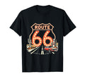 Road Trip 66 Lights Muscle Car T-Shirt - Minimalist Print Unisex - T-Shirt, Sweatshirt, Hoodie