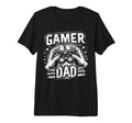 Gamer Dad Game Controller Gaming Video T-Shirt - Aesthetic Graphic Unisex - T-Shirt, Sweatshirt, Hoodie
