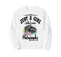 Womens Just Who Loves Photography Sweatshirt - Graphic Print Unisex - T-Shirt, Sweatshirt, Hoodie