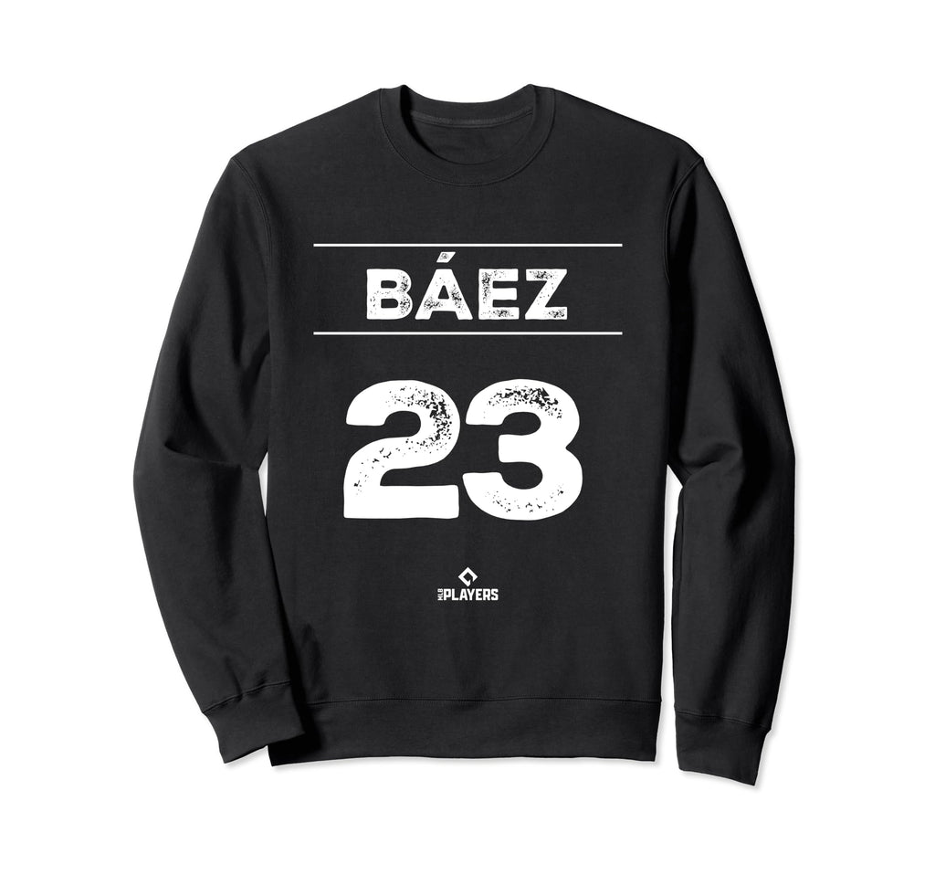 Javier Baez 23 Mlbpa New York Sweatshirt - Novelty Apparel for Adults - T-Shirt, Sweatshirt, Hoodie