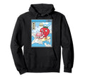 Surfing Strawberry Drinking Milk Japan Hoodie - Streetwear Style Men Women - T-Shirt, Sweatshirt, Hoodie