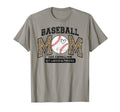 Proud Baseball Mom Funny Baseball Mom T-Shirt - Trendy Graphic for Adults - T-Shirt, Sweatshirt, Hoodie