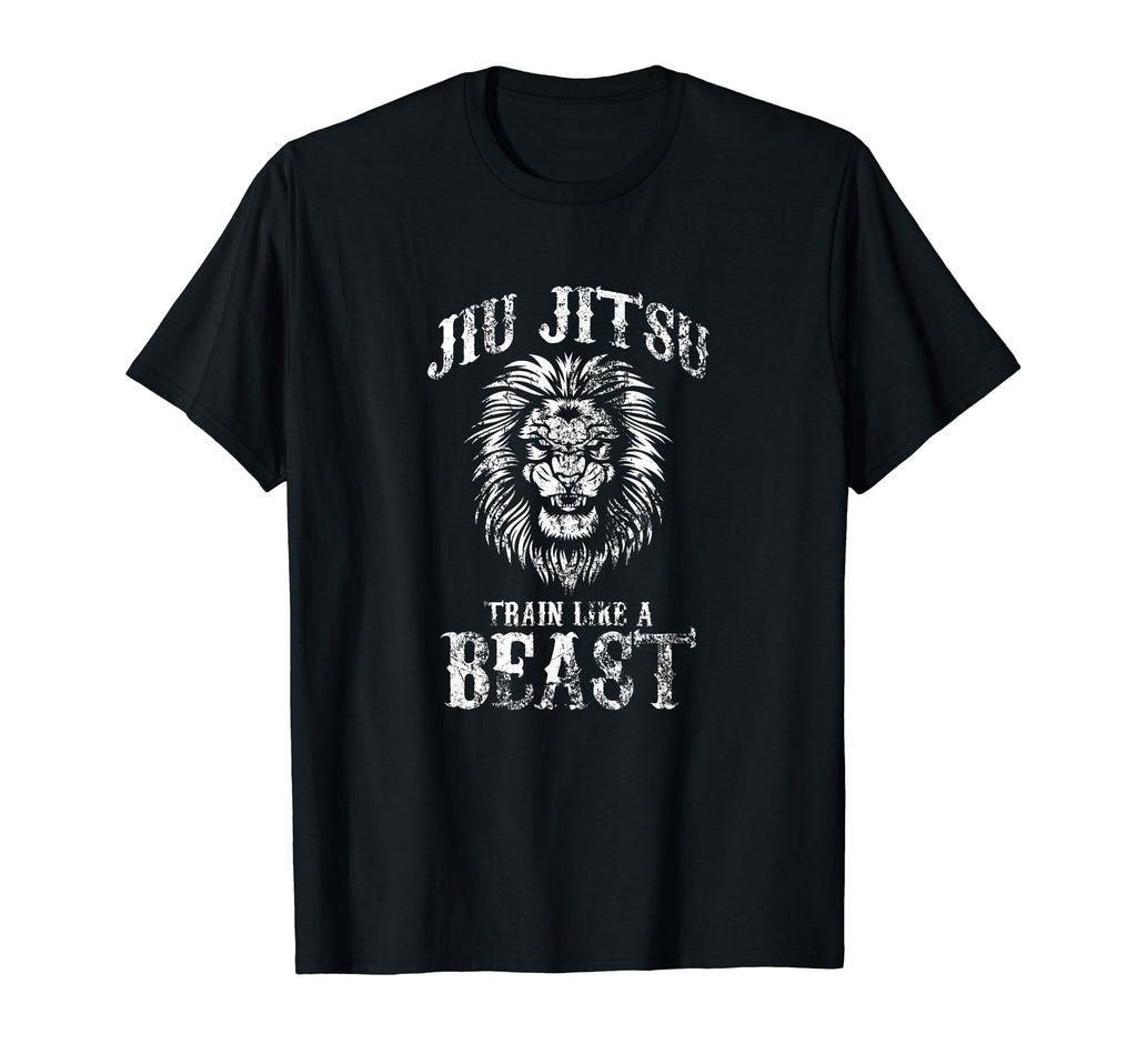 Brazilian Jiu Jitsu Train Like Beast T-Shirt - Trendy Graphic Unisex - T-Shirt, Sweatshirt, Hoodie