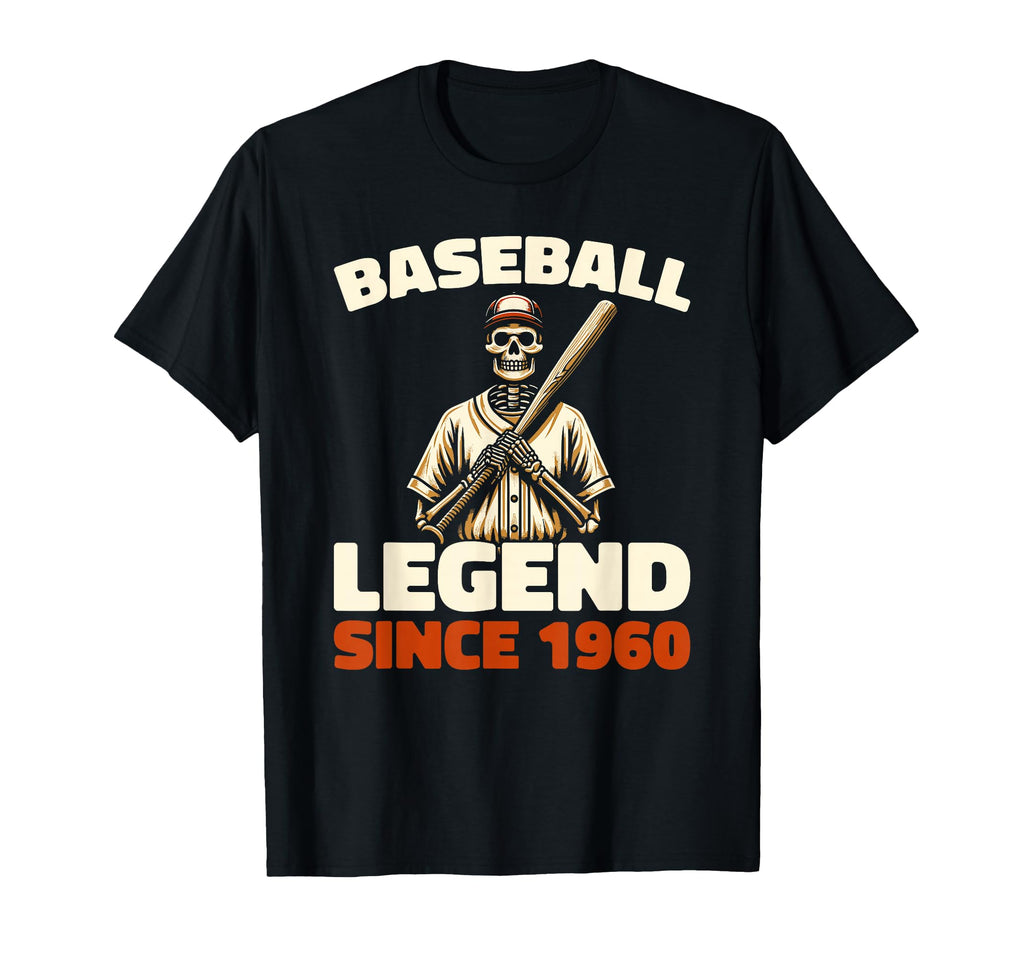 Born 1960 Baseball Team Sport T-Shirt - Fun Novelty Design for Adults - T-Shirt, Sweatshirt, Hoodie