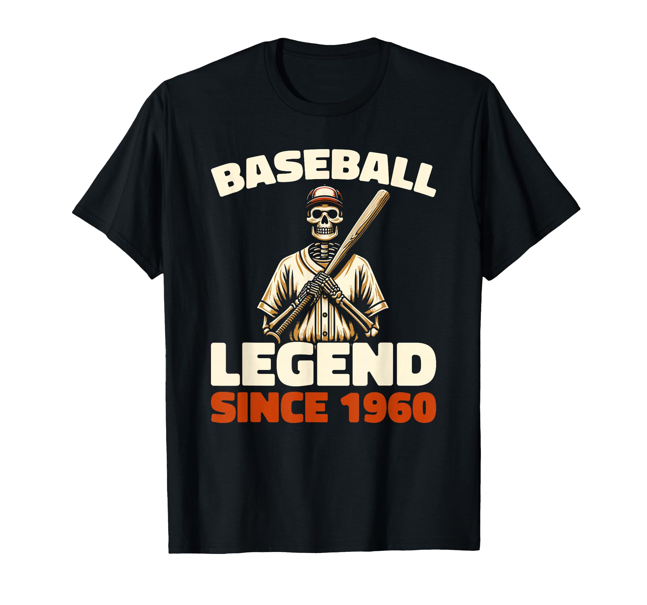 Born 1960 Baseball Team Sport T-Shirt - Fun Novelty Design for Adults - T-Shirt, Sweatshirt, Hoodie