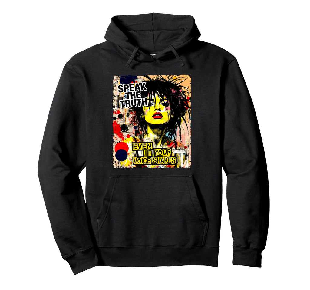 Punk Colorful 90S Urban Grunge Art Hoodie - Novelty Apparel for Adults - T-Shirt, Sweatshirt, Hoodie