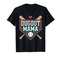 Dugout Mama Mom Baseball Parent T-Shirt - Casual Everyday Wear for Adults - T-Shirt, Sweatshirt, Hoodie