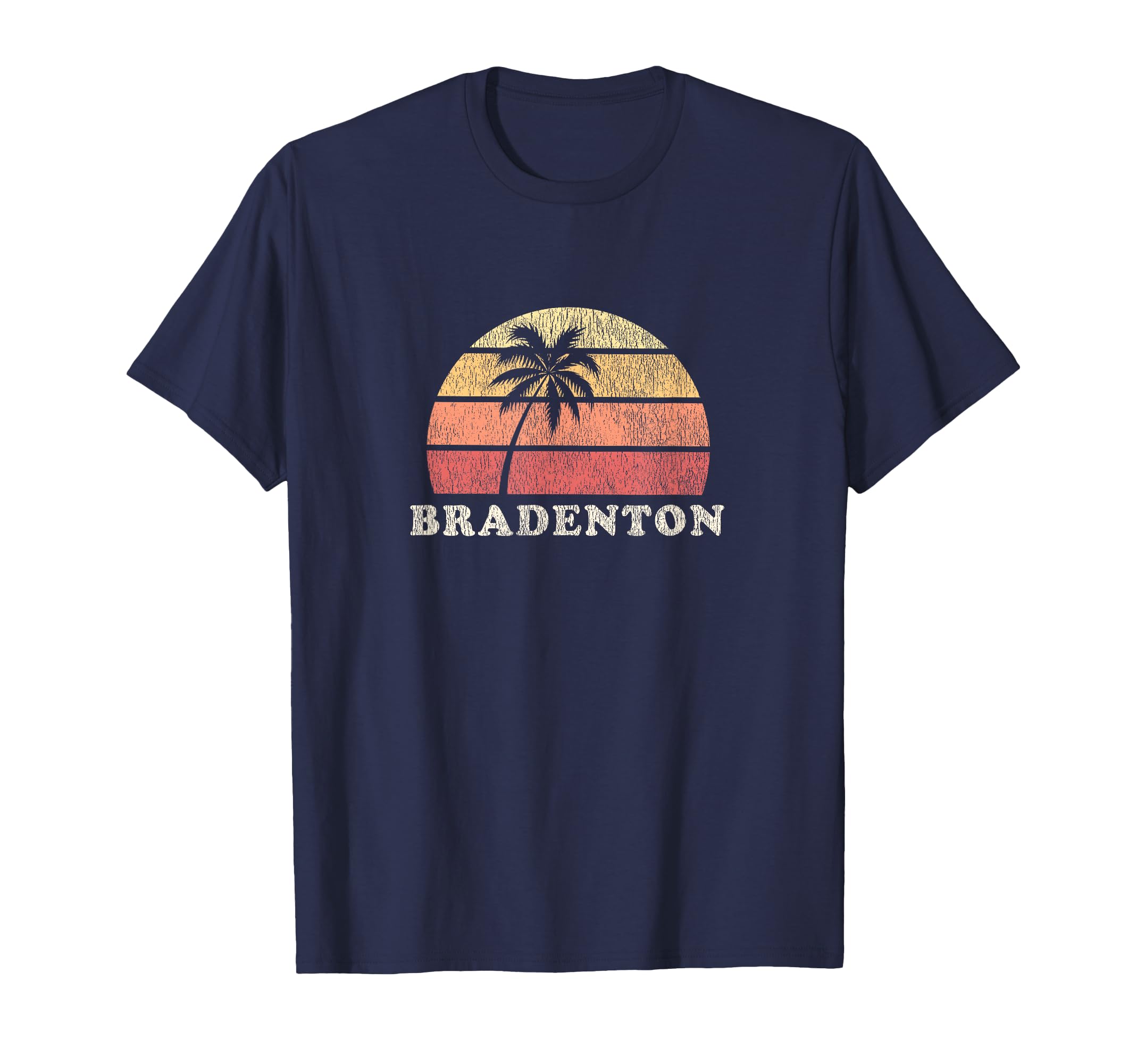 Bradenton Fl 70S Throwback T-Shirt - Minimalist Print for Adults - T-Shirt, Sweatshirt, Hoodie