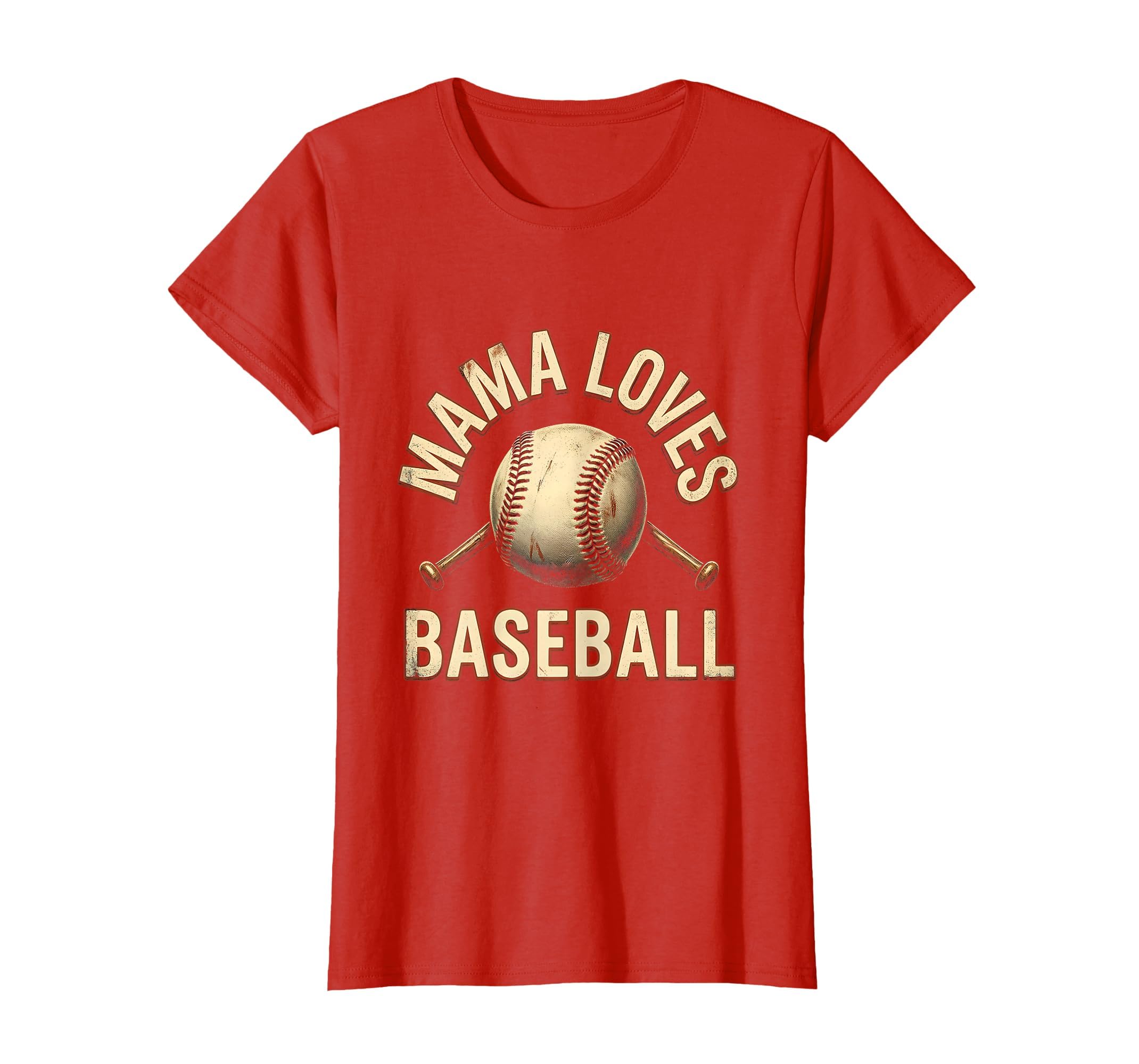Mama Loves Baseball Proud Baseball Mom T-Shirt - Graphic Print Unisex - T-Shirt, Sweatshirt, Hoodie