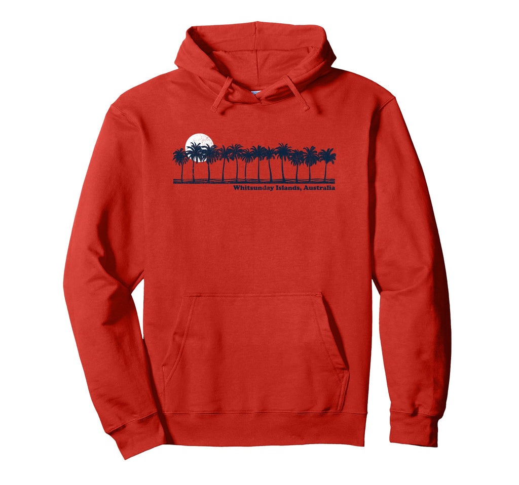 Whitsunday Islands 70S Throwback Hoodie - Custom Art Print for Adults - T-Shirt, Sweatshirt, Hoodie