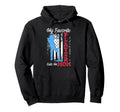 My Favorite Player Calls Me Mom Us Flag Hoodie - Streetwear Style Unisex - T-Shirt, Sweatshirt, Hoodie