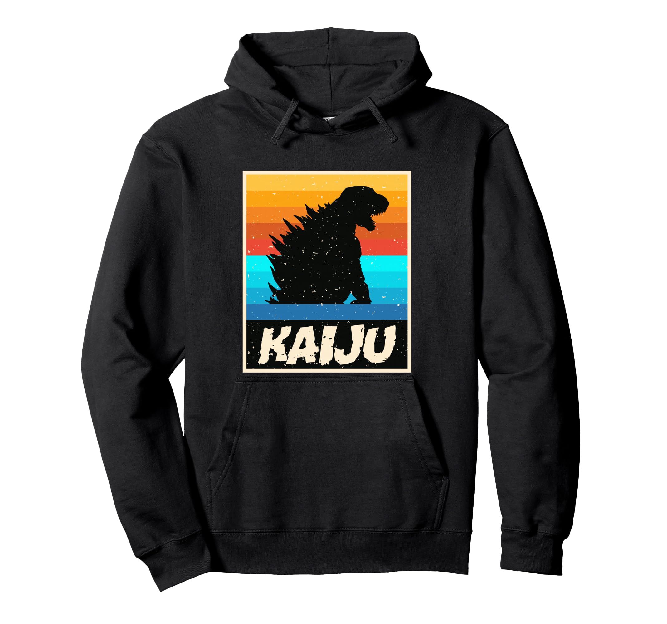 Kaiju Vaporwave Aesthetic Edgy Hoodie - Fun Novelty Design Unisex - T-Shirt, Sweatshirt, Hoodie