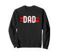 Baseball Dad Daddy Fathers Day Sweatshirt - Custom Art Print for Adults - T-Shirt, Sweatshirt, Hoodie