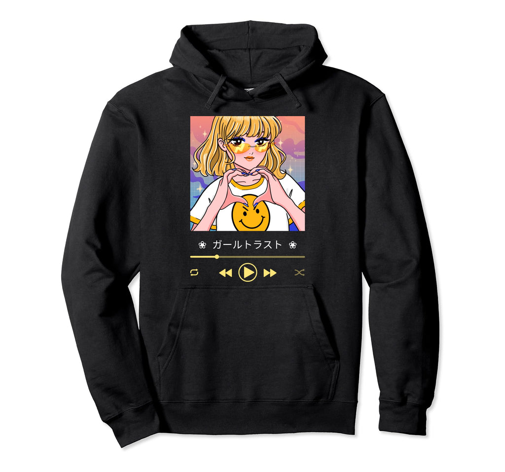 Vaporwave Aesthetic Anime Japanese Sweatshirt - Graphic Print for Adults - T-Shirt, Sweatshirt, Hoodie
