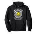 Softball Dad Like Baseball But Hoodie - Aesthetic Graphic for Adults - T-Shirt, Sweatshirt, Hoodie