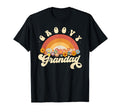 Groovy Grandad Rainbow Colorful Flowers T-Shirt - Trendy Graphic Unisex - T-Shirt, Sweatshirt, Hoodie