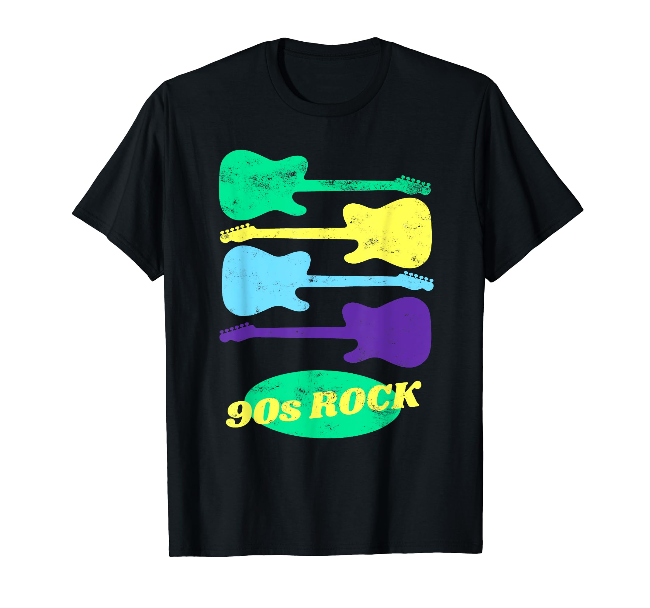 90S Rock Guitar 1990S Music Band T-Shirt - Casual Everyday Wear Unisex - T-Shirt, Sweatshirt, Hoodie