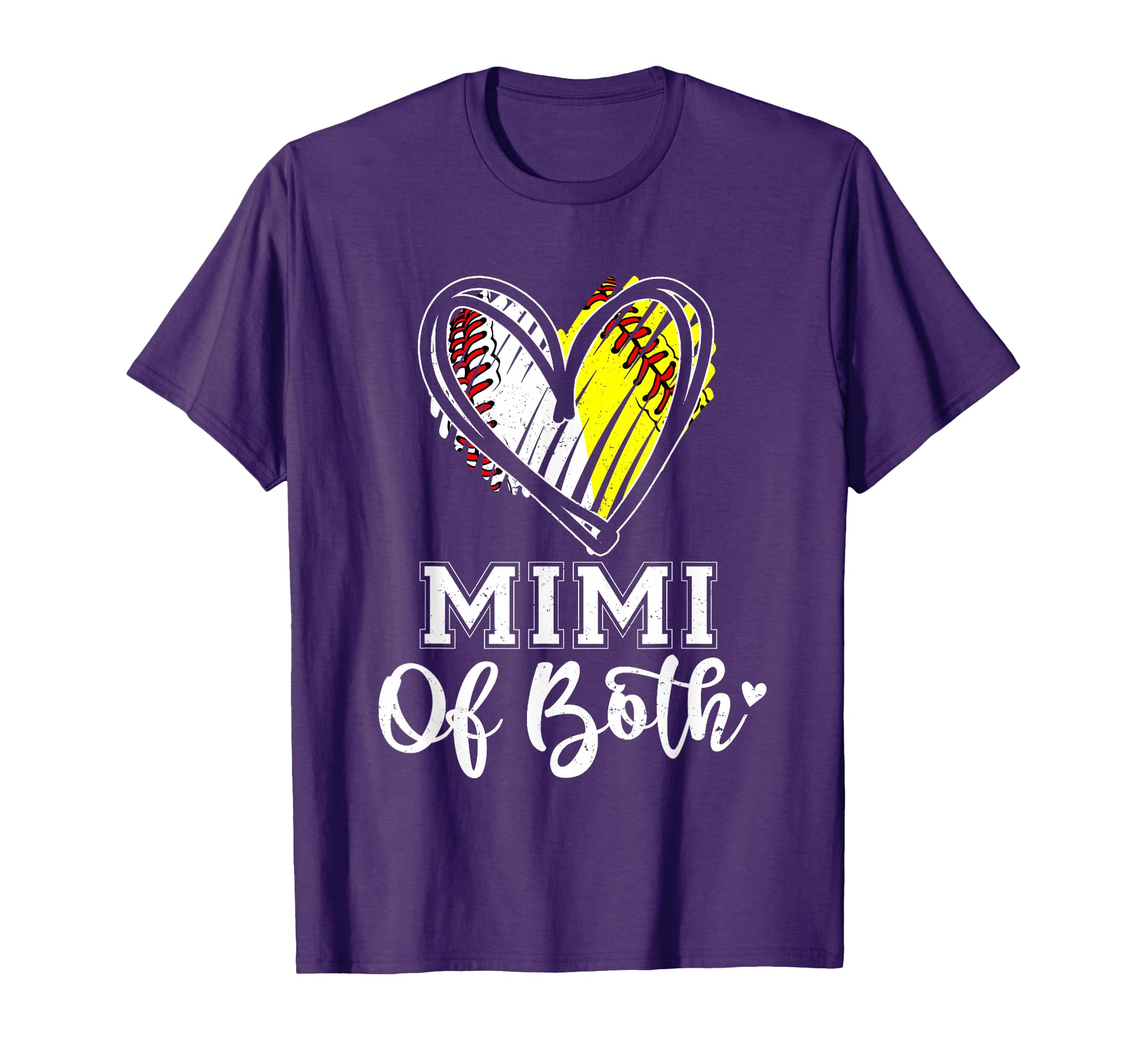 Mimi Both Baseball Softball Grandma T-Shirt - Minimalist Print Men Women - T-Shirt, Sweatshirt, Hoodie