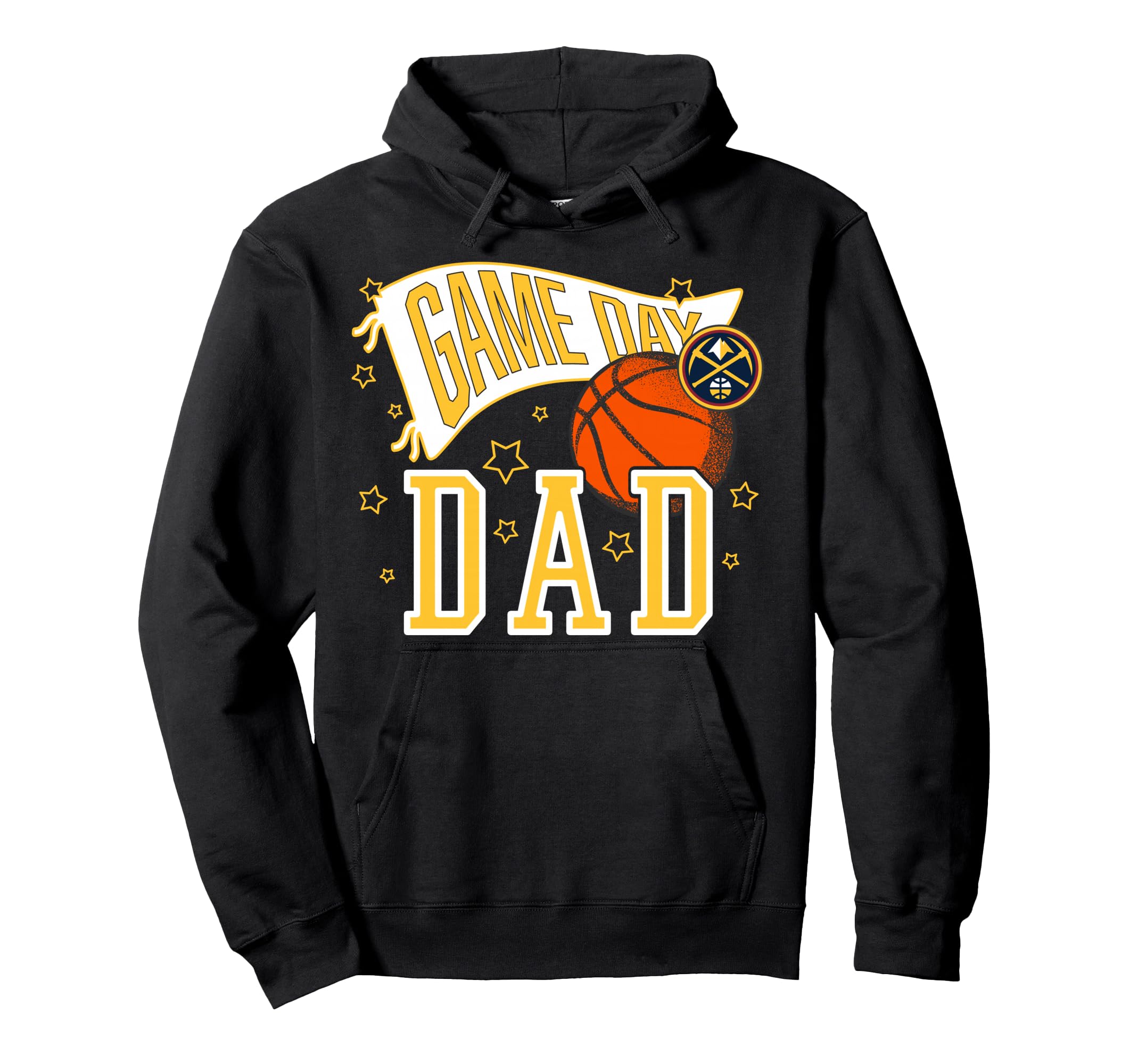 Nba Denver Nuggets Fathers Day Pennant Hoodie - Trendy Graphic for Adults - T-Shirt, Sweatshirt, Hoodie