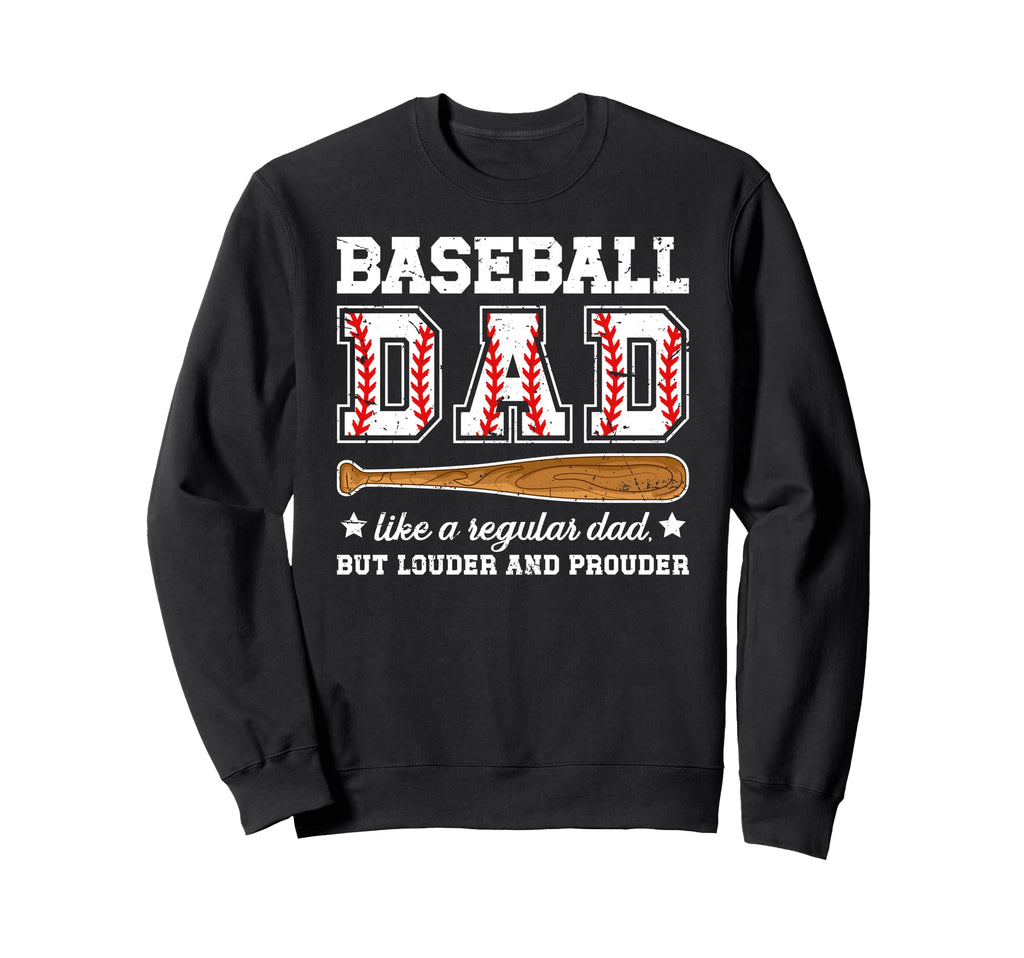 Baseball Dad Definition Dad Baseball Sweatshirt - Graphic Print Men Women - T-Shirt, Sweatshirt, Hoodie