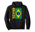 Brasil Brazilian Flag Brazil Travel Hoodie - Aesthetic Graphic Unisex - T-Shirt, Sweatshirt, Hoodie