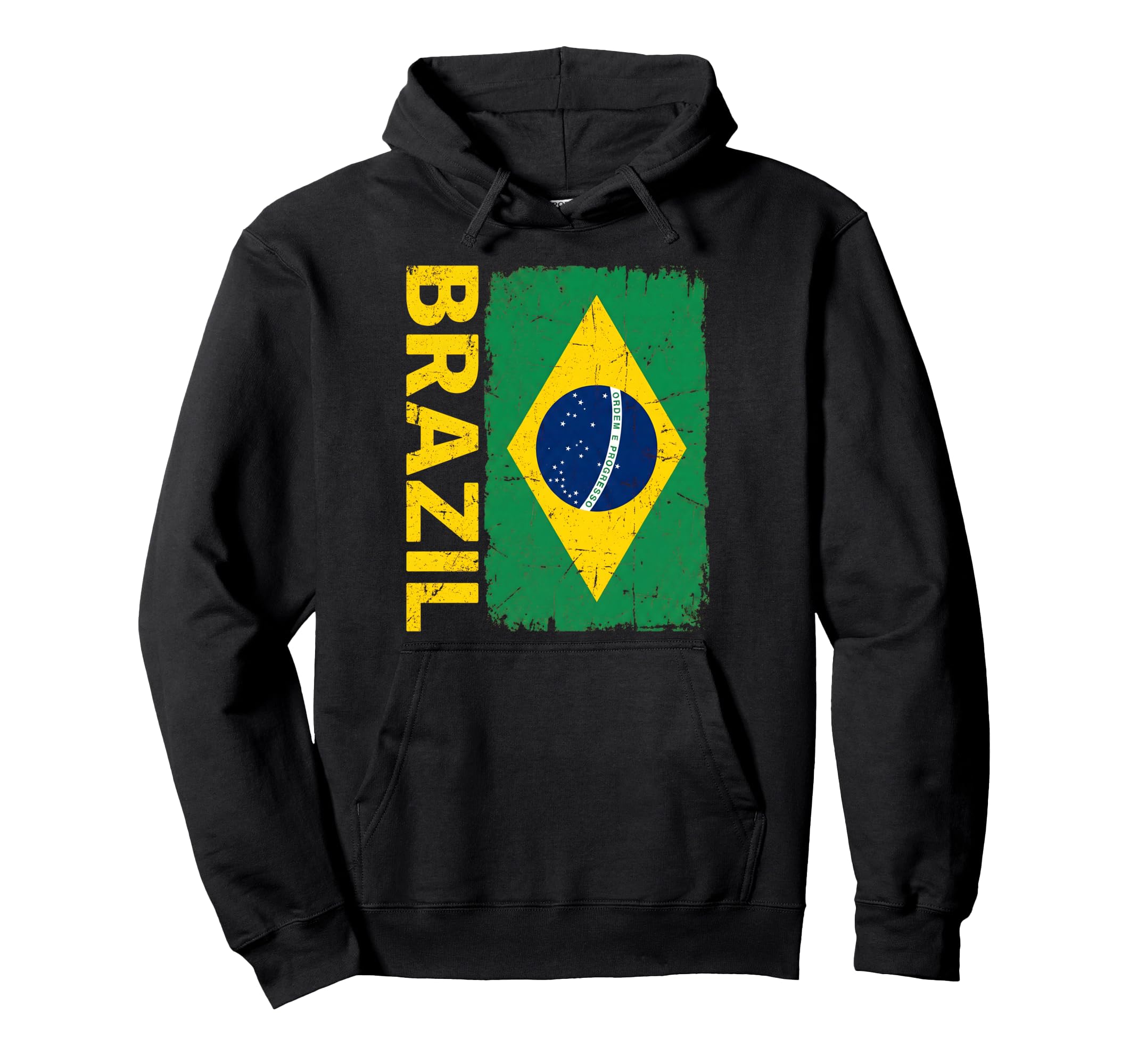 Brasil Brazilian Flag Brazil Travel Hoodie - Aesthetic Graphic Unisex - T-Shirt, Sweatshirt, Hoodie