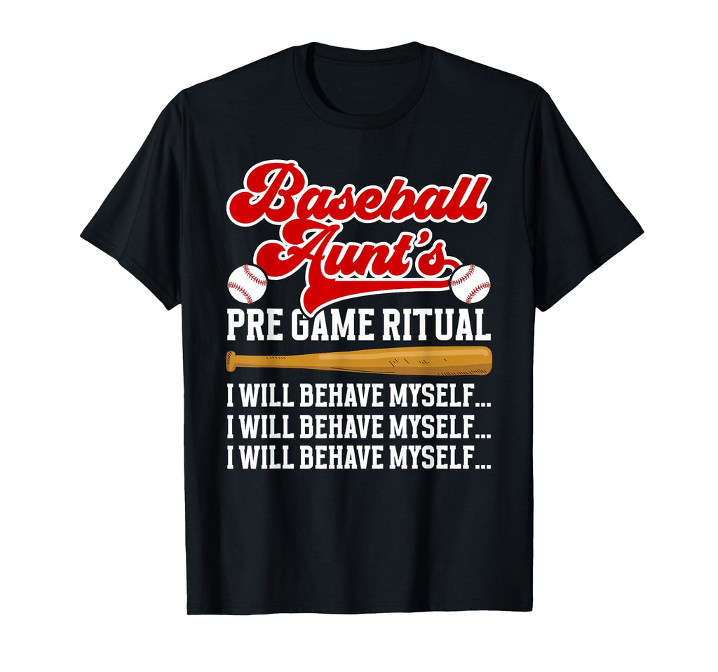 Baseball Aunt Funny Aunt Baseball Player T-Shirt - Streetwear Style Unisex - T-Shirt, Sweatshirt, Hoodie