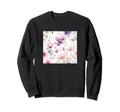 Watercolor Floral Pattern Sweatshirt - Trendy Graphic for Adults - T-Shirt, Sweatshirt, Hoodie