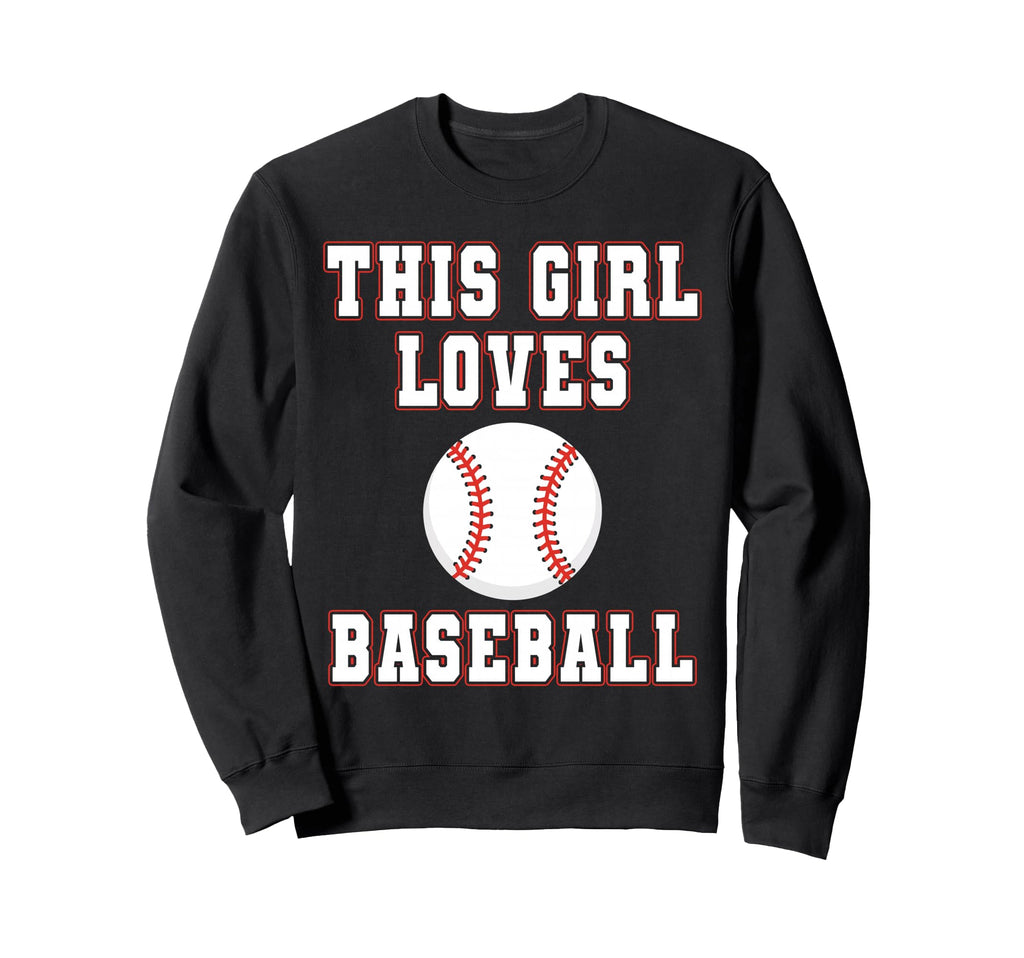 This Loves Baseball Baseball Sweatshirt - Fun Novelty Design for Adults - T-Shirt, Sweatshirt, Hoodie