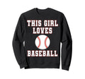 This Loves Baseball Baseball Sweatshirt - Fun Novelty Design for Adults - T-Shirt, Sweatshirt, Hoodie