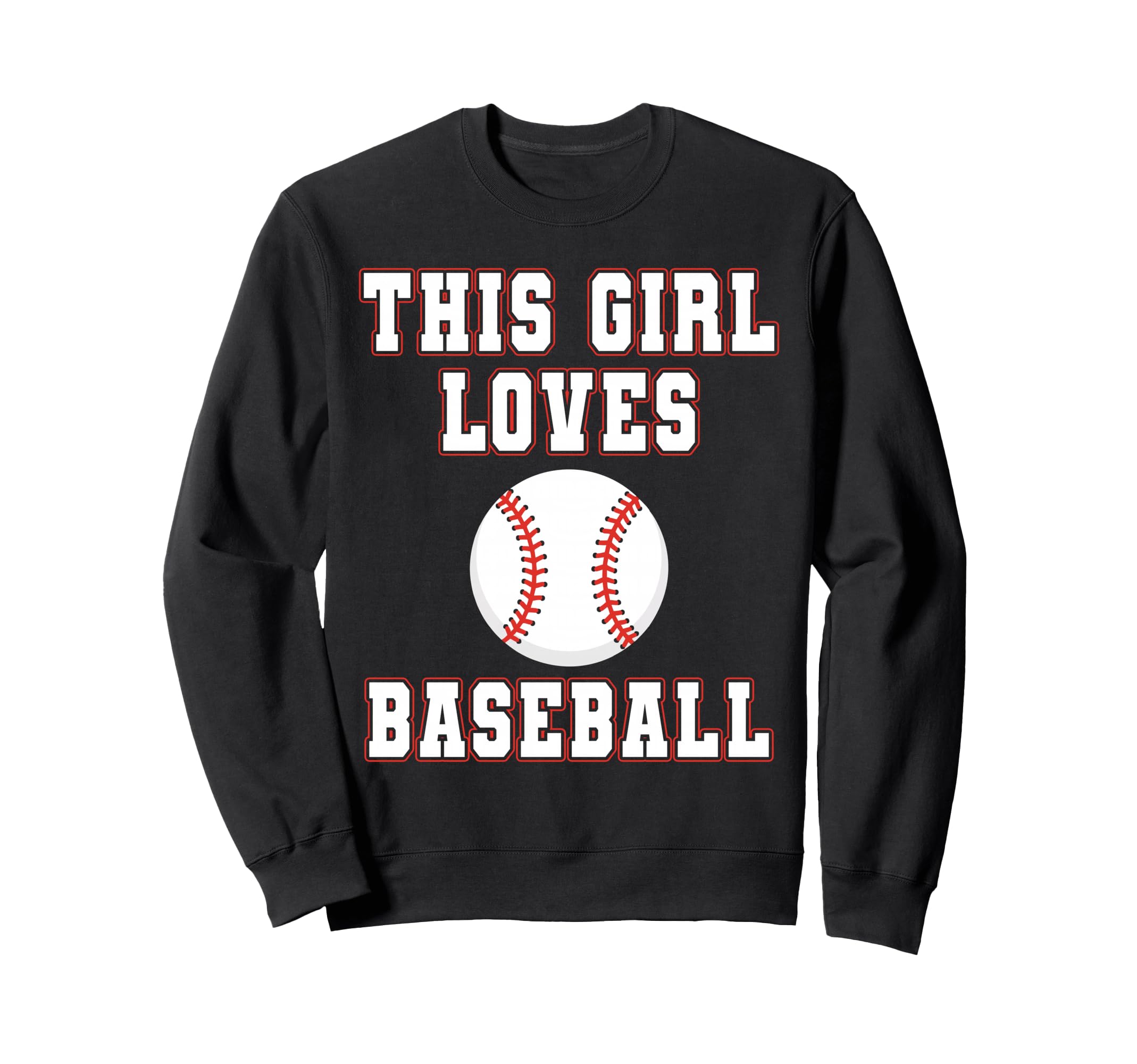 This Loves Baseball Baseball Sweatshirt - Fun Novelty Design for Adults - T-Shirt, Sweatshirt, Hoodie