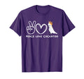 Peace Love Cockatoo Cockatoo Lover T-Shirt - Aesthetic Graphic Unisex - T-Shirt, Sweatshirt, Hoodie