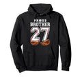 Proud Brother Baseball Player Number 27 Hoodie - Unique Graphic Men Women - T-Shirt, Sweatshirt, Hoodie