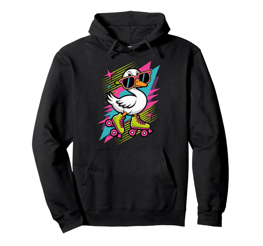 Silly Goose Roller Skates Skating Funny Hoodie - Novelty Apparel Men Women - T-Shirt, Sweatshirt, Hoodie