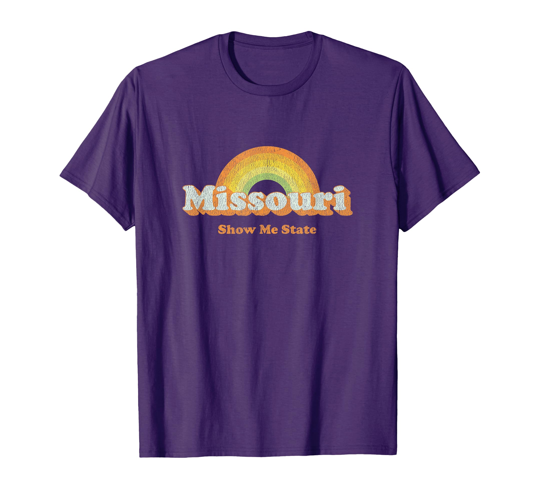 Missouri 70S Rainbow T-Shirt - Casual Everyday Wear for Adults - T-Shirt, Sweatshirt, Hoodie