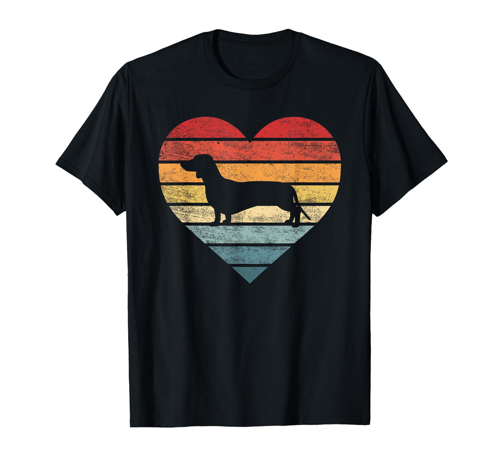 Dachshund Lover Owner Gifts Sunset Dog T-Shirt - Unique Graphic Men Women - T-Shirt, Sweatshirt, Hoodie