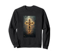 Gothic Cross Grunge Aesthetic Y2K Goth Sweatshirt - Novelty Apparel Unisex - T-Shirt, Sweatshirt, Hoodie