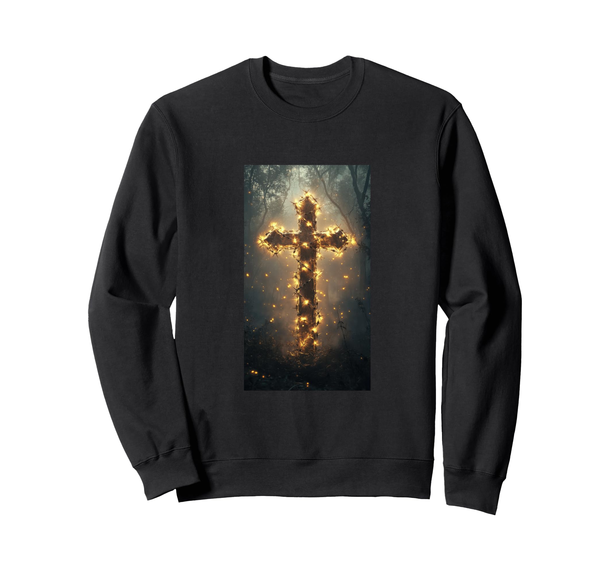 Gothic Cross Grunge Aesthetic Y2K Goth Sweatshirt - Novelty Apparel Unisex - T-Shirt, Sweatshirt, Hoodie