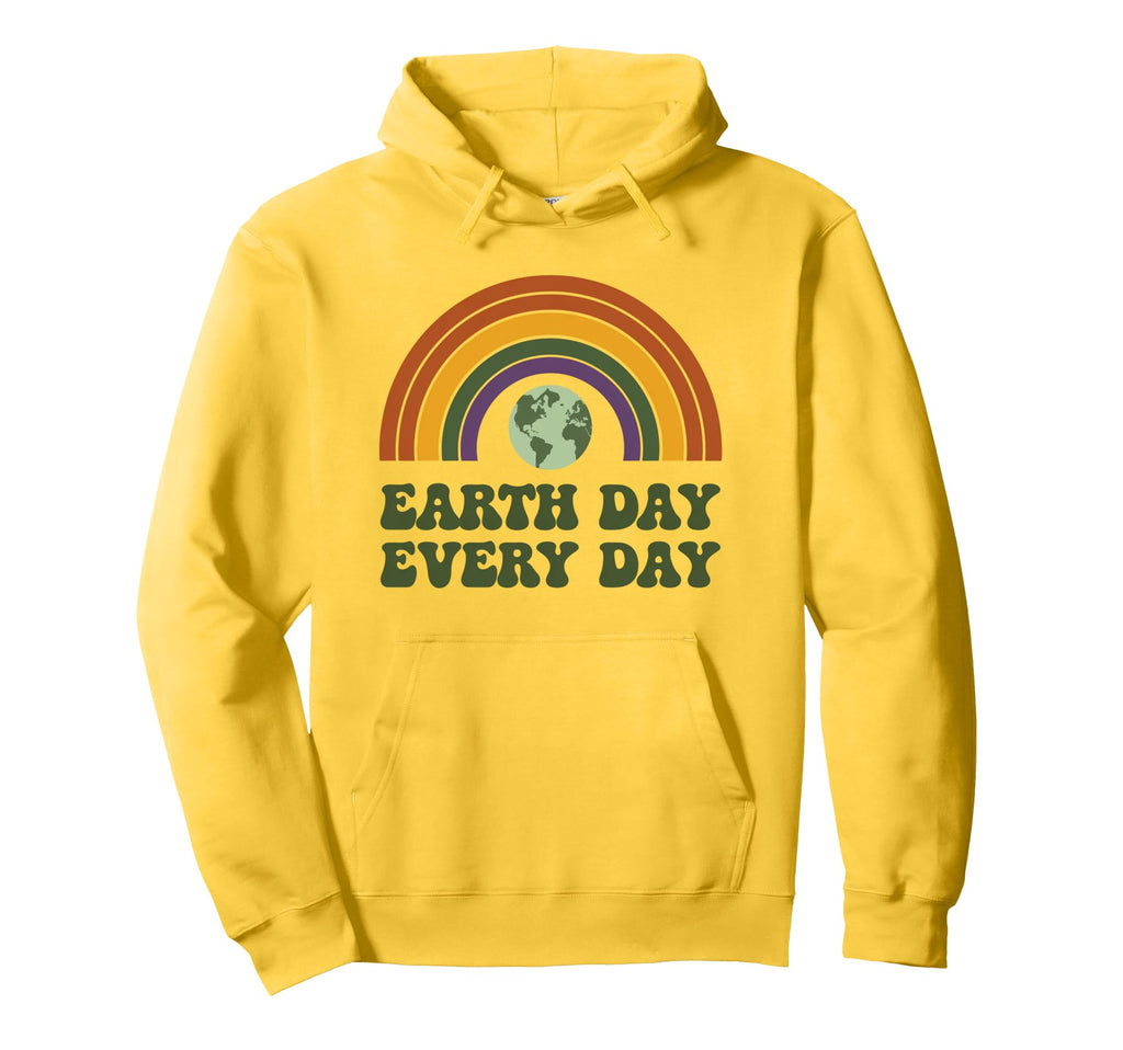 Earth Day Every Day Nature Lovers Hoodie - Custom Art Print for Adults - T-Shirt, Sweatshirt, Hoodie